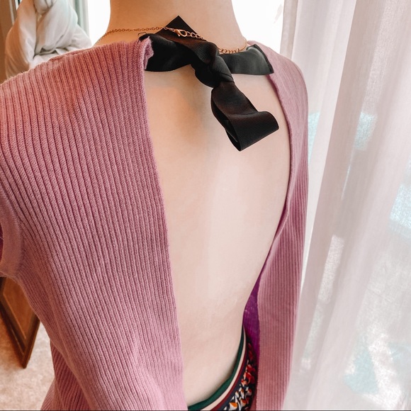 Lilac Pop Back Top - Picture 2 of 2